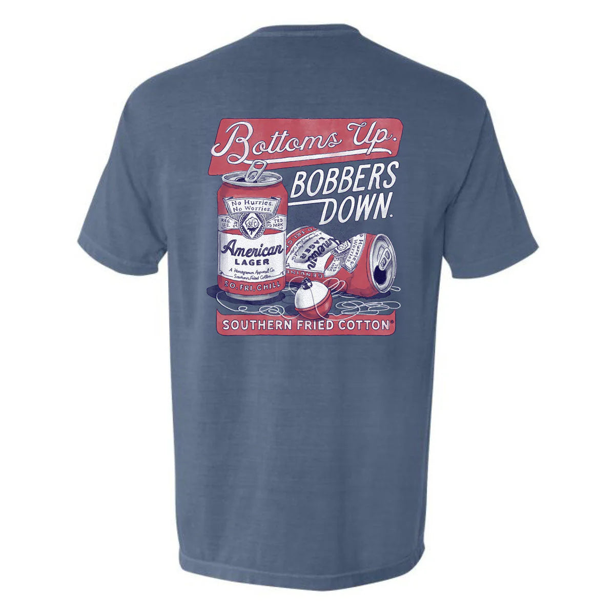 Southern Fried Cotton Bobbers Up Tee