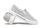 Fishooz Sunwashed Men's Slip-On Fishing Shoes - Grey/White