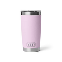 Pink YETI tumbler on a white background