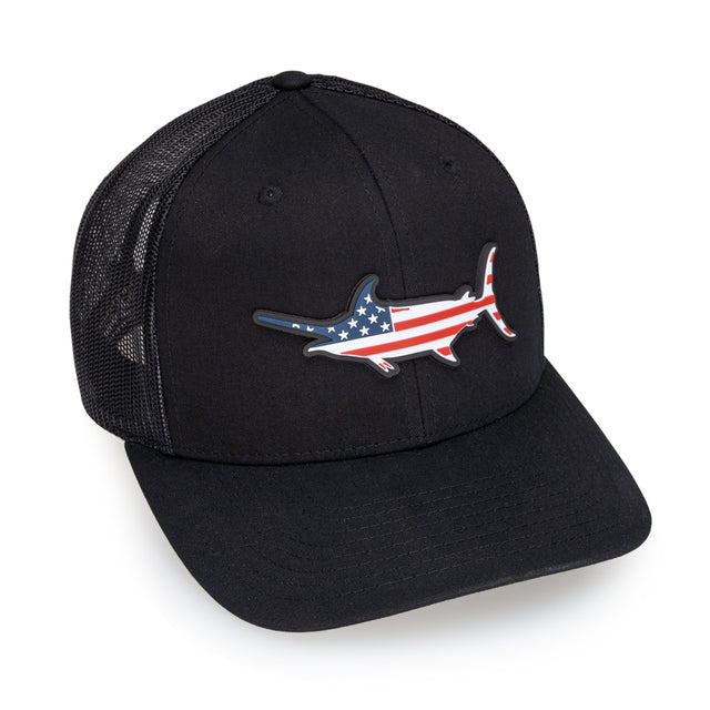 Fathom Offshore Stars and Bars Hat - Black