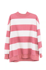 Katydid Striped Mockneck Pullover
