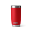Red YETI tumbler on a white background