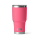 Pink YETI tumbler on a white background