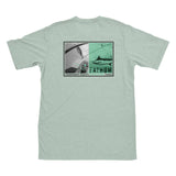 Fathom Offshore Waterline T Shirt - Dusty Blue