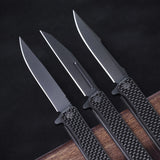 Ocaso Solstice - Carbon Fiber / Black Wharncliffe Blade Knife