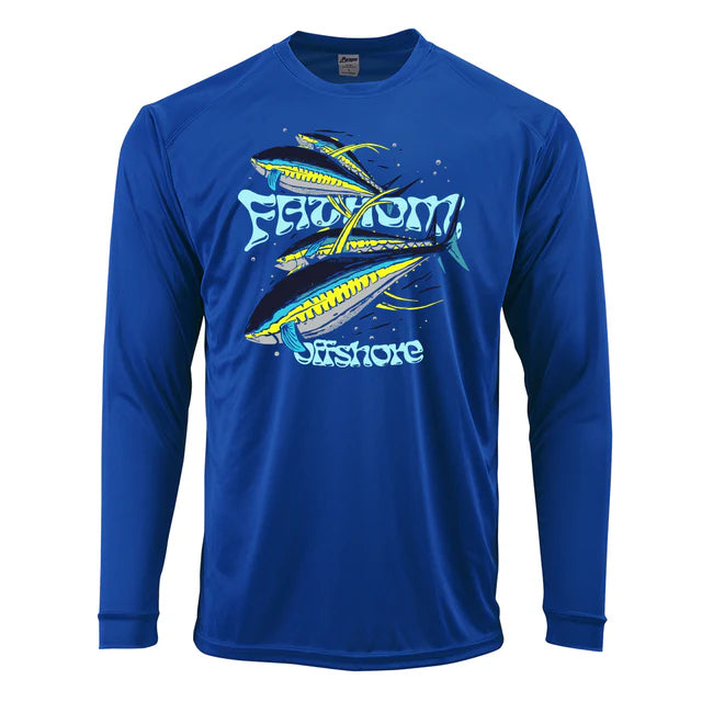 Fathom Offshore Youth Sickle Fin Performance - Royal Blue