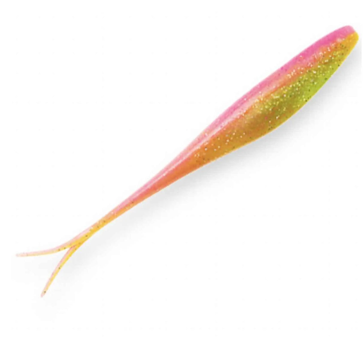 Colorful fishing lure on a white background