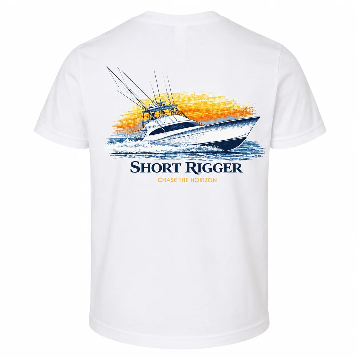 Short Rigger Youth Chase the Horizon Tee - White
