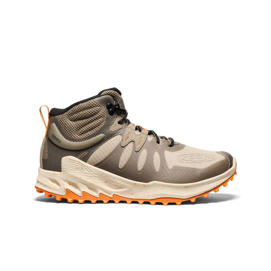 Keen Men's Zionic Waterproof Hiking Boot - Brindle/Bright Marigold
