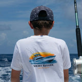 Short Rigger Youth Chase the Horizon Tee - White