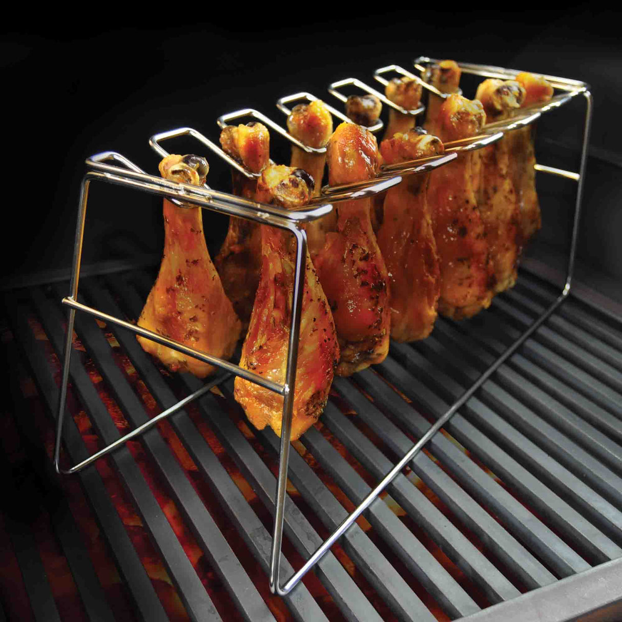 Bayou Classic Stainless Chicken Leg Rack