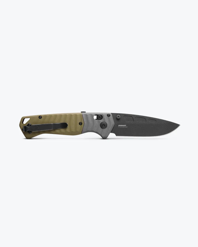 Benchmade PSK Gray & OD Green G10 Drop-point Knife