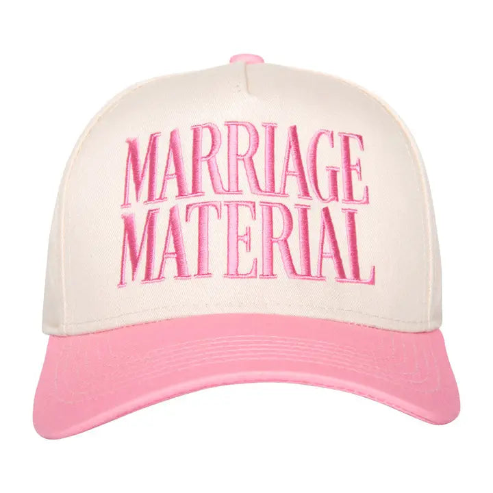 Katydid Marriage Material Two-Toned Vintage Hat