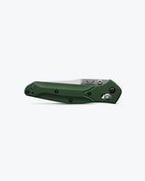 Benchmade Osborne Green Aluminum Reverse-tanto Knife