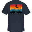 Black t-shirt with a colorful graphic and 'Drake' branding on the back.