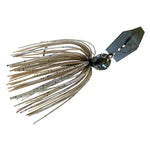 Fishing lure with a blade on a white background