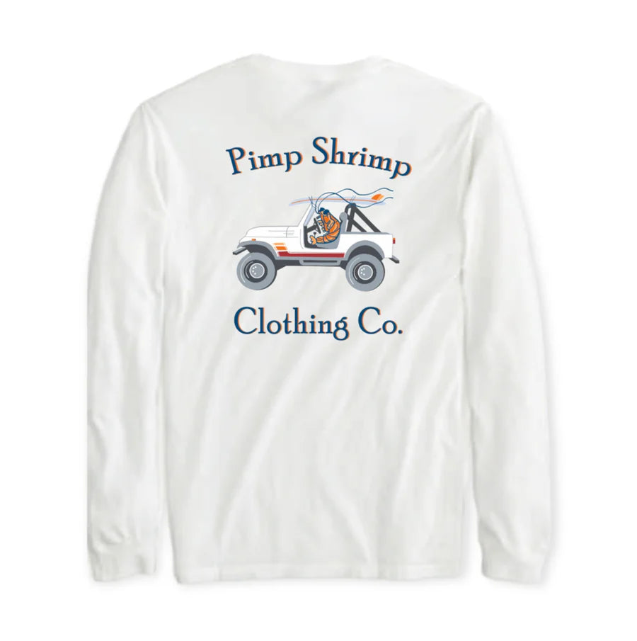 Pimp Shrimp Long Sleeve Off Road T-Shirt