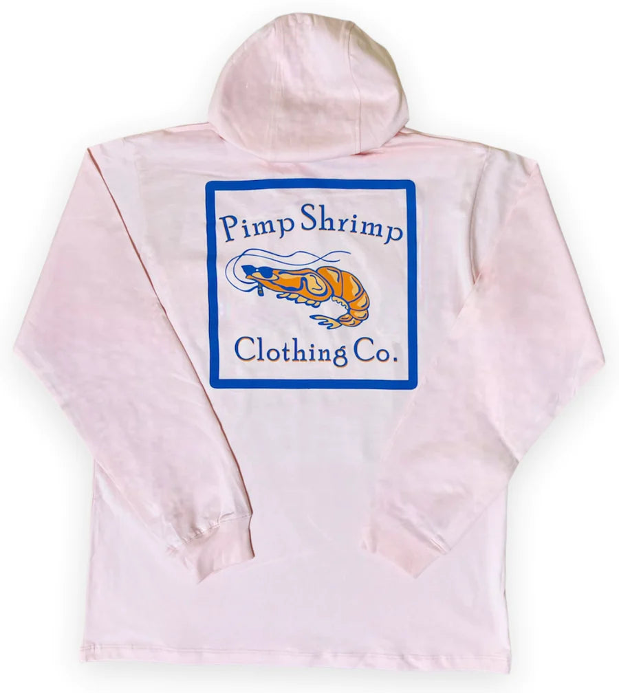Pimp Shrimp Clothing Co. Light-Weight T-Shirt Hoodie