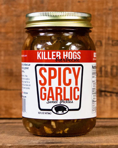 Killer Hogs Spicy Garlic Pickles