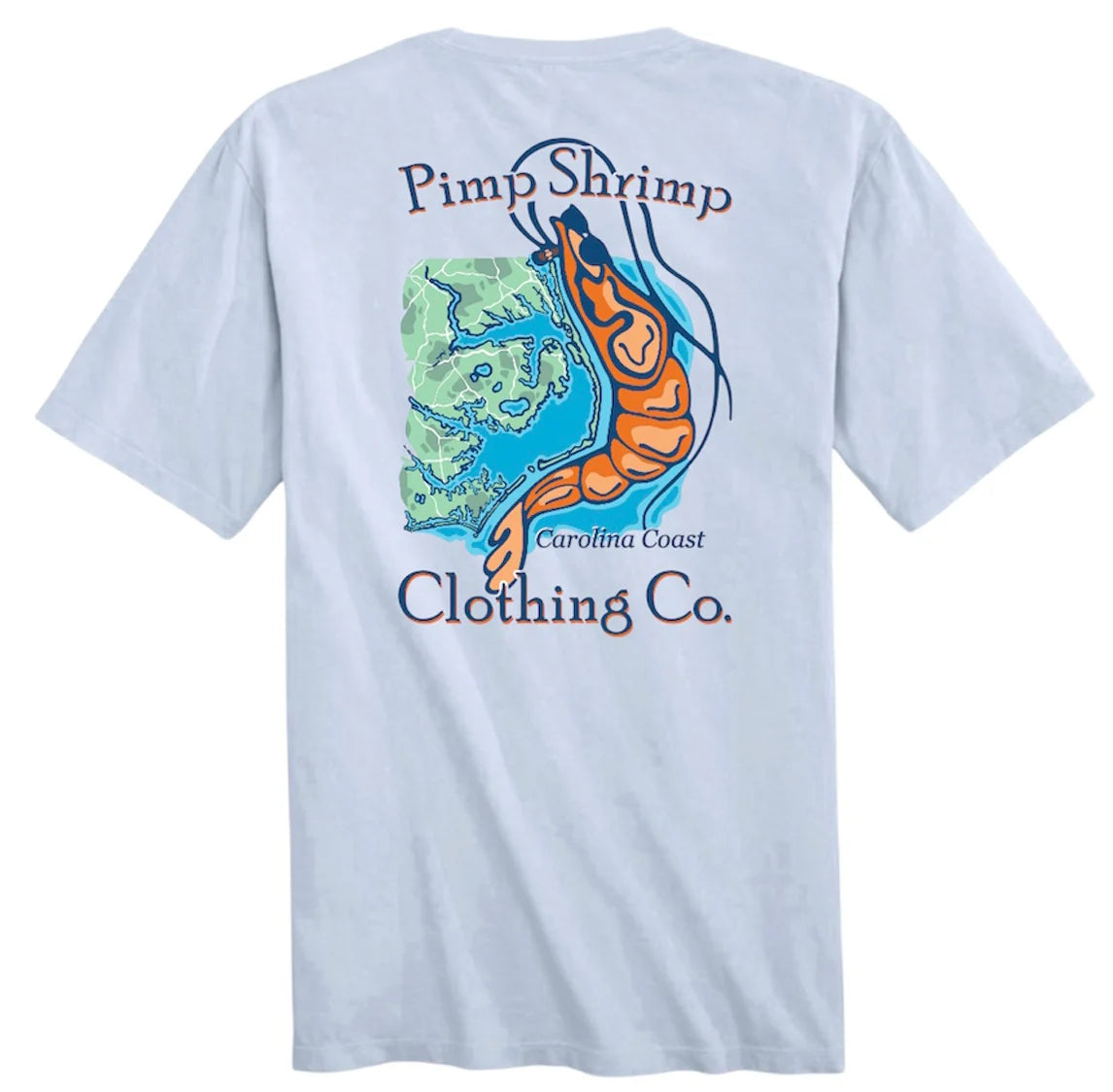 Pimp Shrimp Carolina Coast Short Sleeve Tee