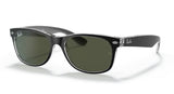 Ray-Ban New Wayfarer Black on Transparent/Polar Green