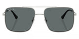 Ray-Ban Ari Silver With Dark Grey Polar