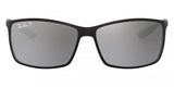 Ray-Ban Liteforce Matte Black With Grey Mirror Gradient Silver