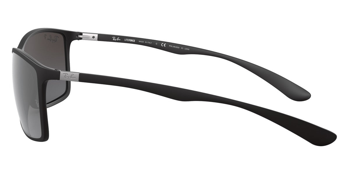 Ray-Ban Liteforce Matte Black With Grey Mirror Gradient Silver
