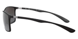 Ray-Ban Liteforce Matte Black With Grey Mirror Gradient Silver