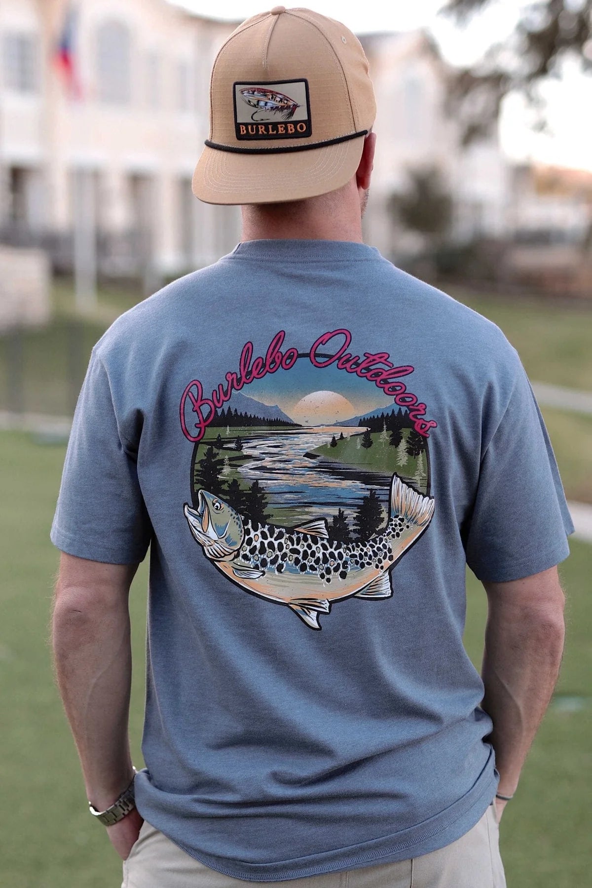 Burlebo River Fish Short Sleeve Tee