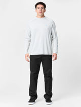 Aftco Samurai Long Sleeve Oyster Gray Heather