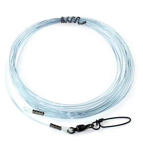 Clarkspoon Wahoo Shock Leader 250lb Mono with Snap Swivel