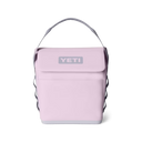 Pink YETI cooler bag on a white background
