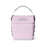 Pink YETI cooler bag on a white background