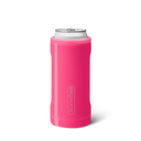 Pink can cooler with Brumate logo on a white background