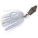 Metallic fishing lure with a detailed design on a white background
