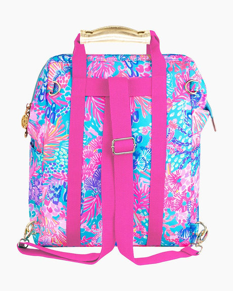 Lilly Pulitzer Splendor in the Sand Backpack Cooler