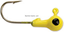 GOT-CHA  Round Jig Head, size 4 Hook, Chartreuse, 10/Pack