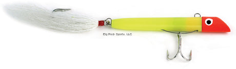Gotcha G1508-Wt Lure Yellow Pl 4" 2oz Red Head White Tail