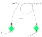 Sea Striker Bluefish Fireball Rig  3/4" Green Floats  #4 Hooks