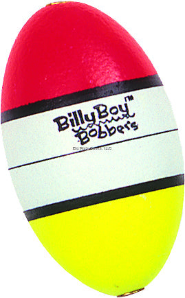 Billy Boy Oval Slip Foam Floats With Bobber Stop & Bead 2-1/2" Multistripe