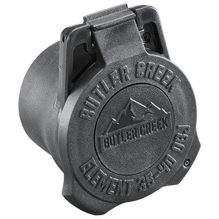 Butler Creek Element Scope Cap Objective 40 mm Black   Clam