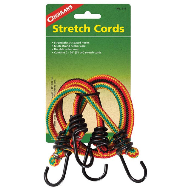 Coghlans Stretch Cords 20" - 2 Pack