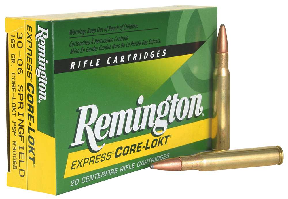 Remington R3006B Core-Lokt 30-06Muelle 165gr. Munición