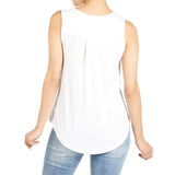 Coco + Carmen Erin Pleat Back Tank