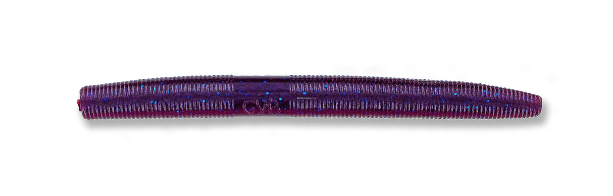 Gary Yamamoto Senko Worm  4"  10 Pack  Purple Pearl with Small Blue