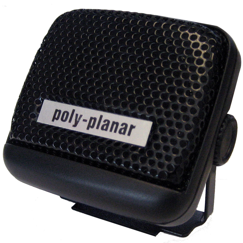 Poly-Planar MB41B Waterproof VHF Extension Speakers Surface Mount 10W 4-5/8" x 4-5/8"  Black