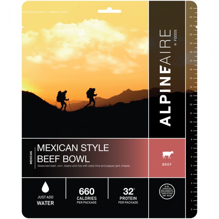 AlpineAire Tazón de Carne de Res Estilo Mexicano Sin Gluten