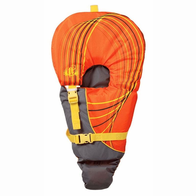 Full Throttle Infant Baby Safe Vest - Orange/Grey