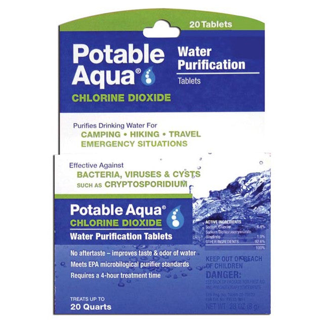 PA Chlorine Dioxide Tab 20 Pk